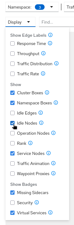 Idle nodes